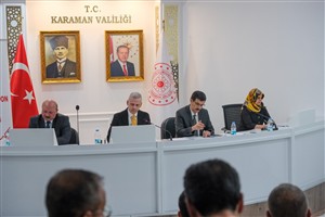 Yatırımların Değerlendirildiği İl Koordinasyon Kurulu Valimiz Sayın Mehmet Fatih ÇİÇEKLİ Başkanlığında Toplandı
